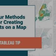 Four Methods For Creating Dots On A Map
