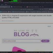 DOM XSS In AngularJS Expression With Angle Brackets And Double Quotes HTML Encoded
