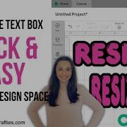 Resize The Text Box In Design Space Updated 2024 Tutorial