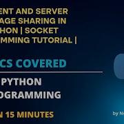 Client And Server Message Sharing In Python Socket Programming Tutorial