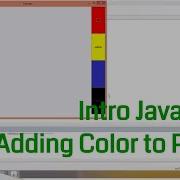 Introduction To Java GUI Day 8 Adding Color To Paint