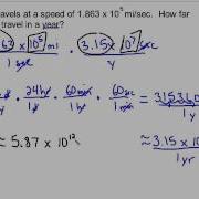 Scientific Notation Real Life Problems
