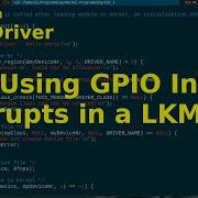 Let S Code A Linux Driver 11 Using GPIO Interrupts In A Linux Kernel Module