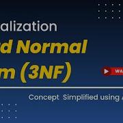 Third Normal Form Normalization DBMS