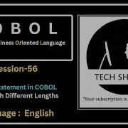 COBOL MOVE Statement Handling Different Lengths In String Session 56 COBOL Programming Tutorial