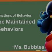 ABA Functions Of Behavior Escape Maintained Behaviors
