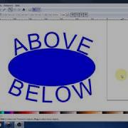 Текст на эллипсе в Inkscape