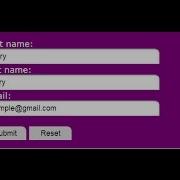 How To Create HTML Form With Reset Button