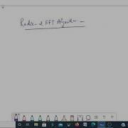 Radix 2 DIT FFT Algorithm