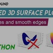 Masked 3D Surface Plots With Holes And Smooth Edges In Python Workaround