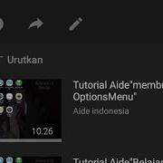 Aide Tutorial Android Basic Part 5 Membuat OptionsMenu