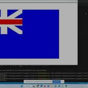 Drawing Australia Flag By Using Python And Turtle Graphic Library
