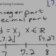 Number Theory Floor And Ceiling Functions