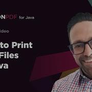 How To Print PDF Files In Java