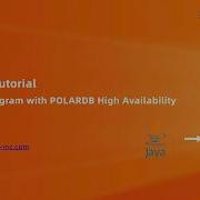 How To Java JDBC Program With PolardDB High Availability