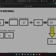8051 Programming Hexadecimal To Decimal Conversion