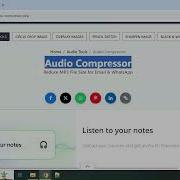 How To Compress MP3 Reduce Audio File Size Free Without Uploading ImageOnline