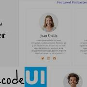 Create HTML User Cards Using Quickcode UI Designer