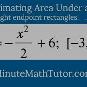 Approximate The Area Under The Curve Of Y X 2 2 6 3 2 Using 5 Right Endpoint Rectangles 3 8