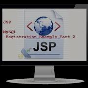 Jsp Registration Form With Mysql Example Part2