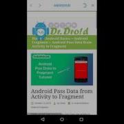 Android Advance WebView Demo