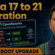 Миграция с Java 17 на Java 21 с помощью OpenRewrite Автоматическое обновление Spring Boot