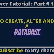 Master SQL Databases Create Alter Drop And Use Databases Full SQL Tutorial