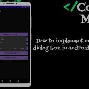 How To Implement Material Alert Dialog Box In Android Studio Kotlin