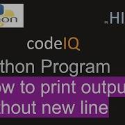 Pythontutorial How To Print Without Newline In Python How To Print Without Newline In Python