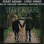 Start Again Lyrics The Age Of Adaline Soundtrack Rob Simonsen Faux Fix Ft Elena Tonra