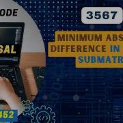 3567 Minimum Absolute Difference In Sliding Submatrix Weekly 452 2nd Problem