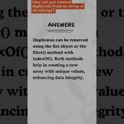 Remove Duplicates From Array In JavaScript Explained Shorts Ytshorts Codewithchitra