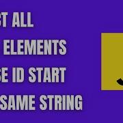 JavaScript Select All HTML Elements Whose ID Start With Same String HowToCodeSchool Com