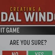 Making A Modal Window In Unity