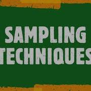 STATISTICS SAMPLING TECHNIQUES PART1