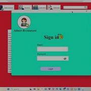 Restaurant Management System Java Swing UI