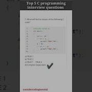 Top 5 C Programming Interview Questions C Programming Interview Questions C Programming