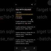 SQLi With SQLMap Basic Command Tutorial SQL Injection Testing Guide 2025