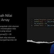 Tugas Struktur Data Array Satu Dimensi Dalam Python