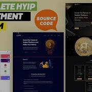 Complete HYIP Investment System PHP Laravel Source Code