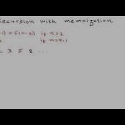 Fibonacci Sequence Recursion With Memoization