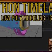Python Coding Time Lapse Low Poly Spacecraft Design