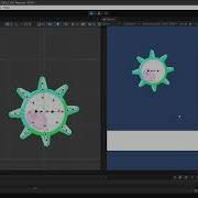 2D Soft Body Sprite Rig And Simple Movement Demo