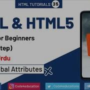 HTML Tutorial In Hindi HTML Global Attributes Tutorial In Hindi HTML5 Tutorial In Hindi