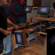 Trapping Image In Video Feedback Loop Creating Galaxies With The HD Video Feedback Fractal Device