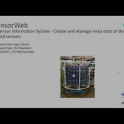 SENSOR Web And Overview Of Metadata Flow In MOSAiC Concepts