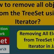 How To Remove All Objects From The TreeSet Using Iterator TreeSet Iterator Remove