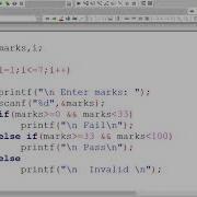 C Programming Example Grading System
