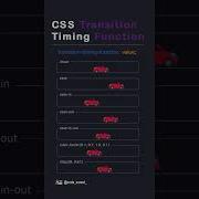 Transition Timing Function Coding Css Frontenddeveloper