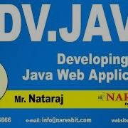Developing Java Web Application Part 1 Advanced Java Tutorial Mr Nataraj